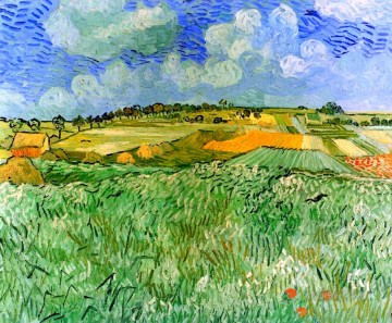 Llanura cerca del paisaje de Auvers Vincent van Gogh Pinturas al óleo